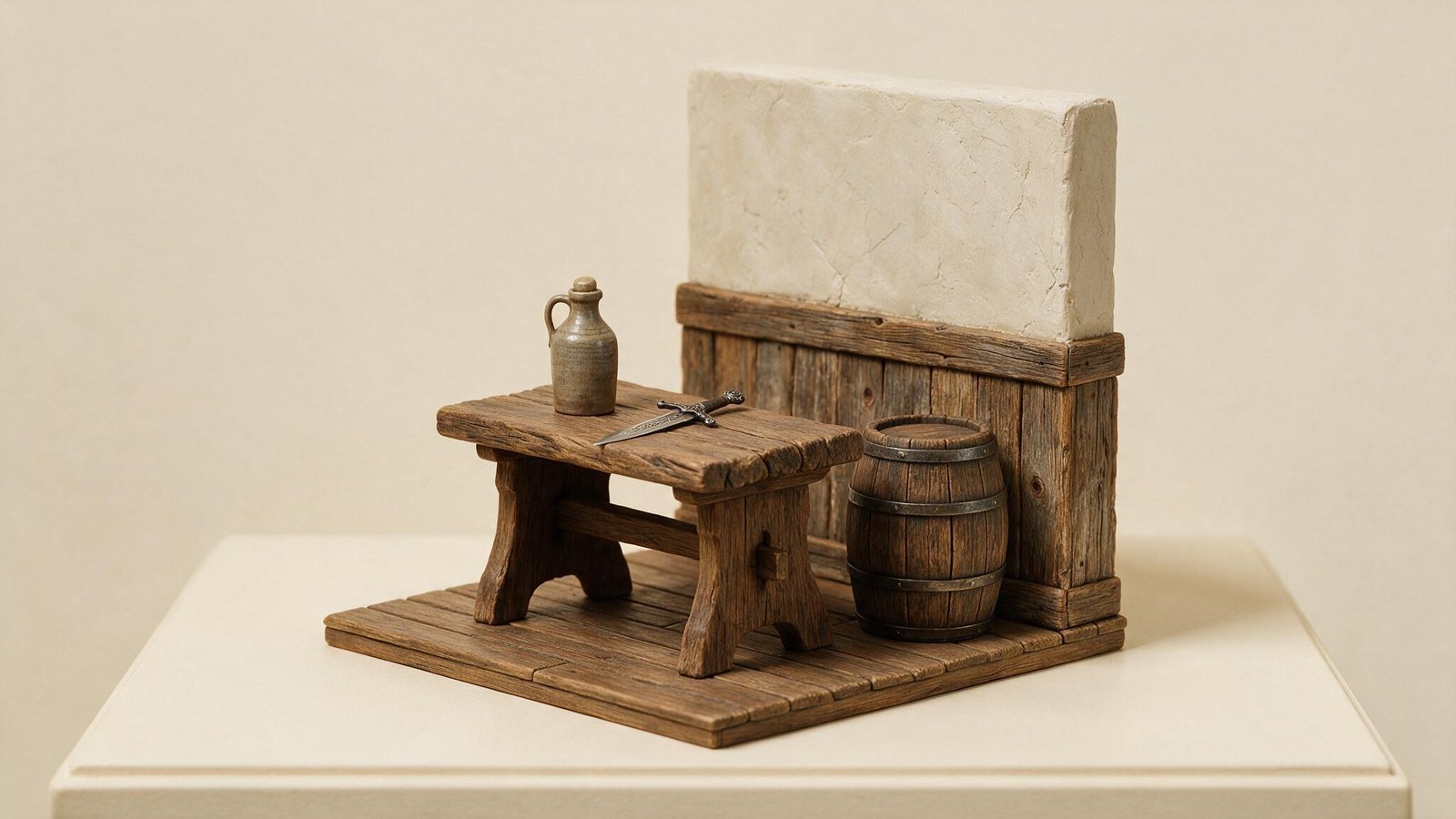 Study model of a tavern corner built from Meshnixor assets