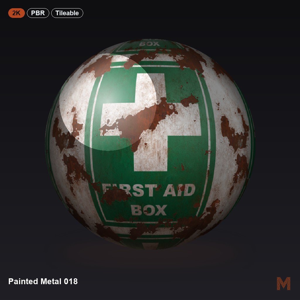 Painted Metal 018