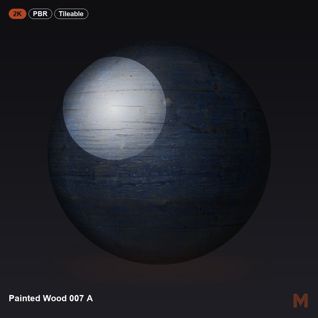 Painted Wood 007 A