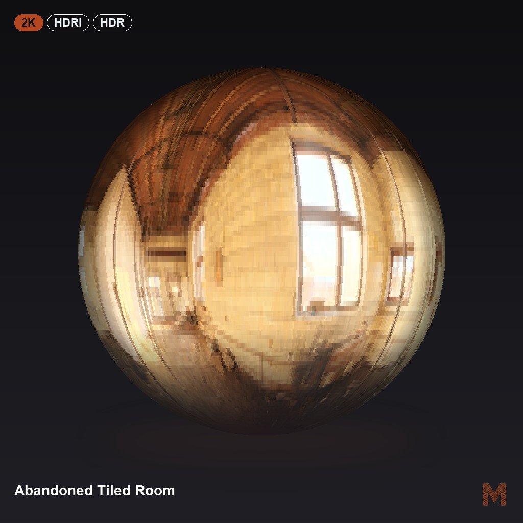 Abandoned Tiled Room