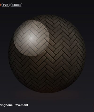 Herringbone Pavement