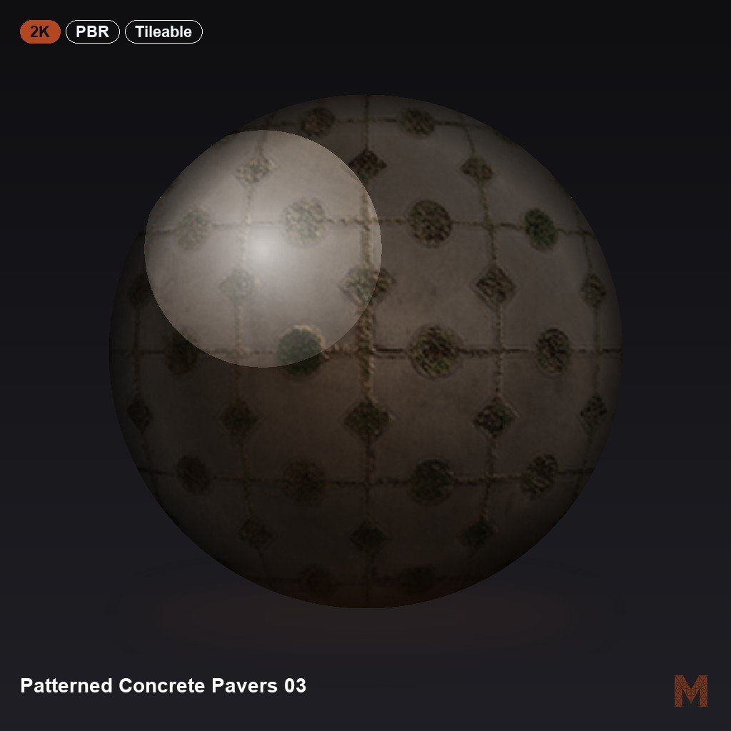 Patterned Concrete Pavers 03