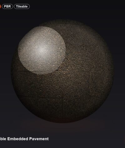 Pebble Embedded Pavement