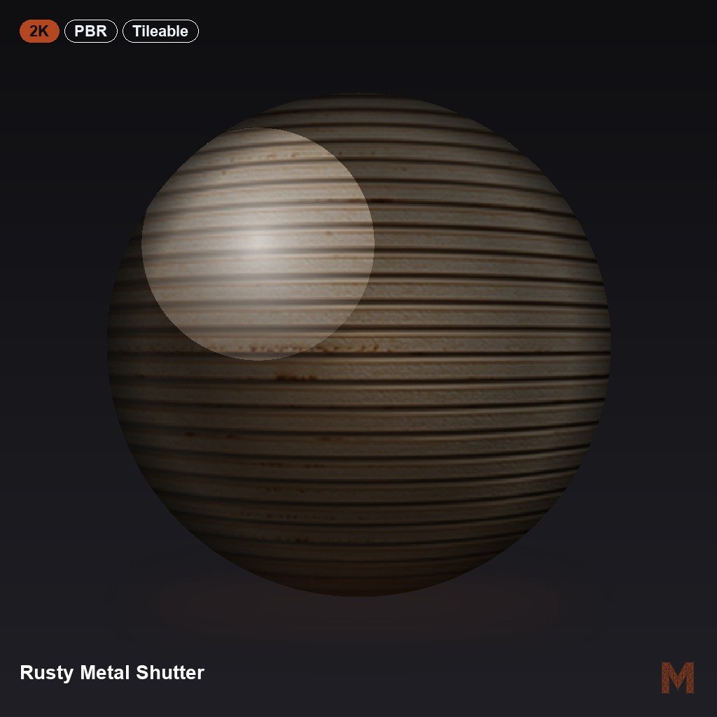 Rusty Metal Shutter