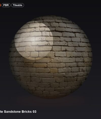 White Sandstone Bricks 03