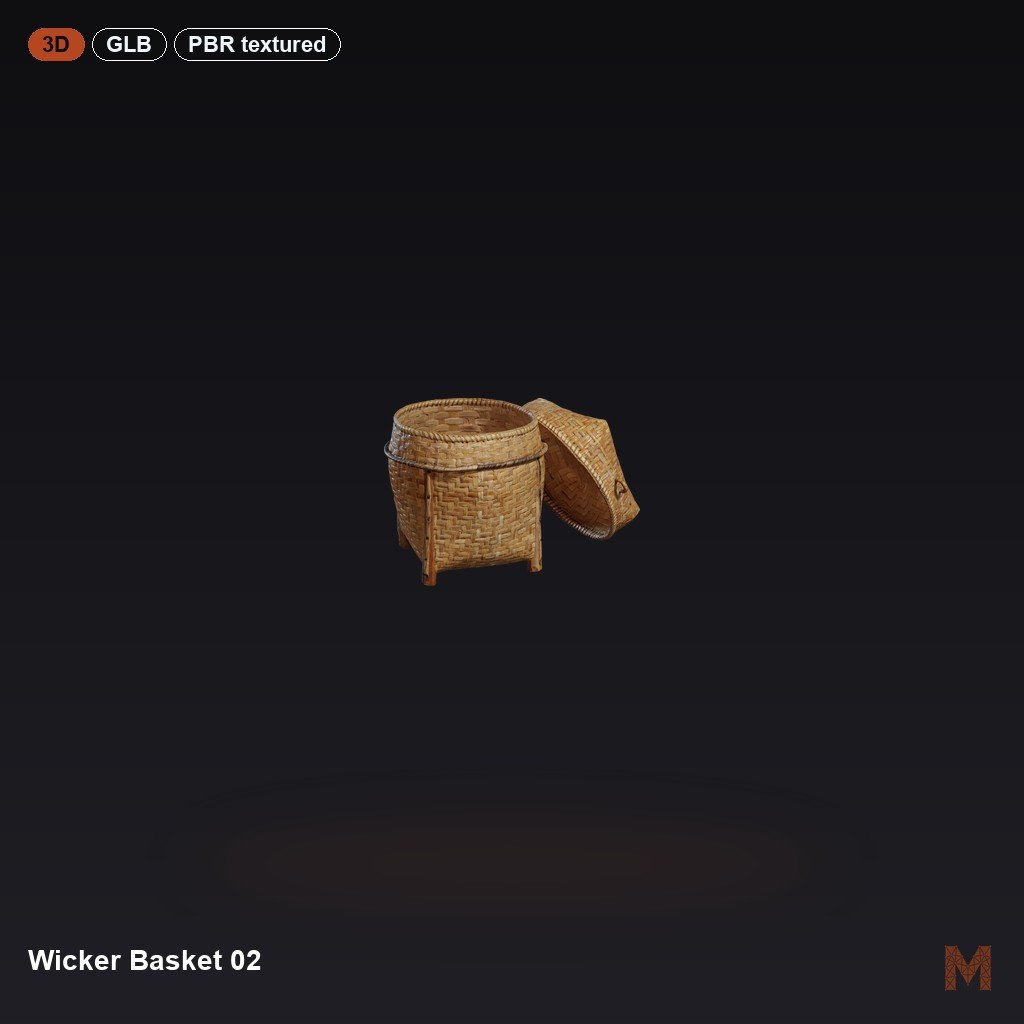 Wicker Basket 02