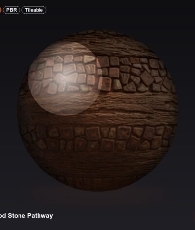 Wood Stone Pathway