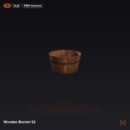 Wooden Bucket 02