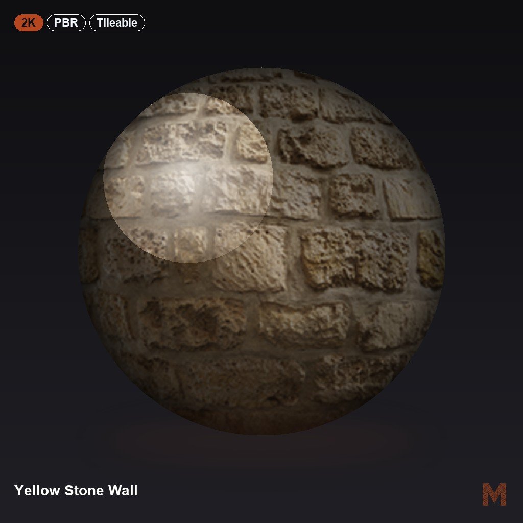 Yellow Stone Wall